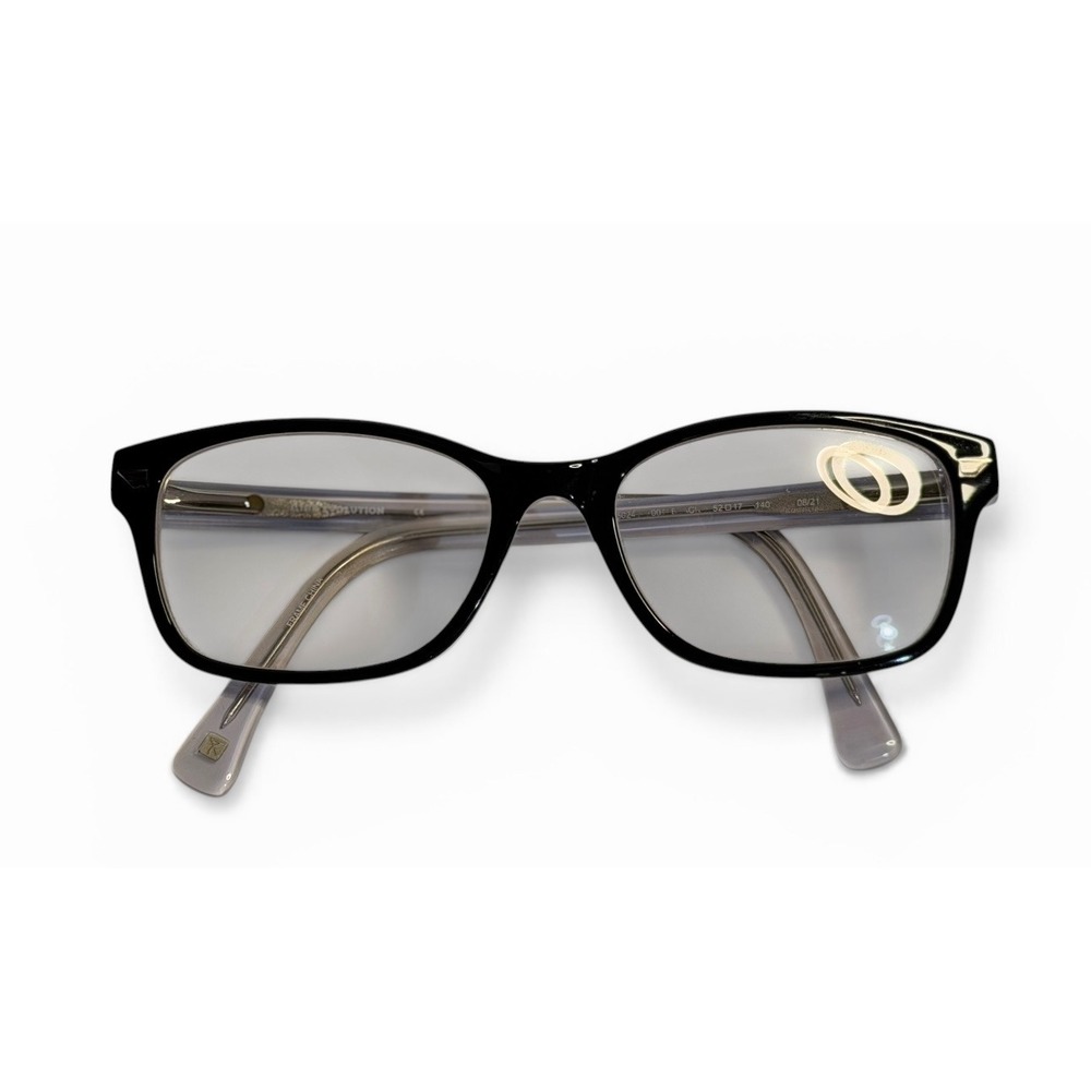 Altair Evolution Eyeglass Frames Black Lavender A5024 Rectangle Women